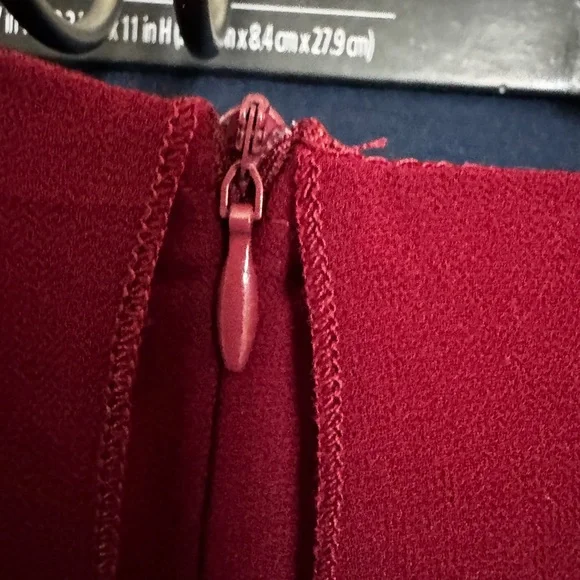 Mainstays Red Long Sleeve Cape Dress - Picture 6 of 8